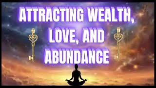 528 HZ  639 HZ  QUANTUM WAVE MUSIC FOR ATTRACTING WEALTH LOVE AND ABUNDANCE [upl. by Olethea]