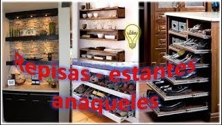 Estantes  repisas  anaqueles  Ideas para organizar espacios [upl. by Eeladnerb]