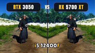 RX 5700 XT vs RTX 3050  i5 12400F  1080p  DLSSFSR  Test In 10 Games [upl. by Bosson]