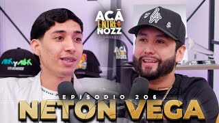 JAMAS pensé que PESO PLUMA me GRABARIA CANCIONES  Neton Vega [upl. by Hashum82]