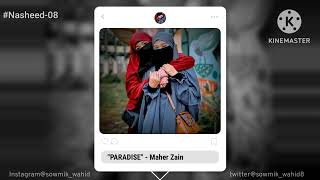 Paradise  Maher Zain Vocals Only  Sped Up [upl. by Vaclav]