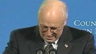 Cheney on CFR Council on Foreign Relations [upl. by Nileuqcaj731]