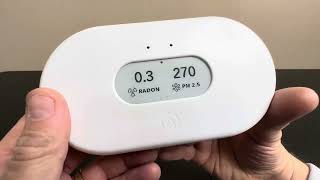 Airthings 2960 View Plus Battery Powered Radon amp Air Quality Monitor Review [upl. by Gardie]