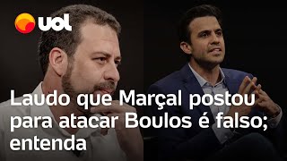 Laudo que Pablo Marçal publicou para atacar Boulos é falso confira as evidências [upl. by Udela305]