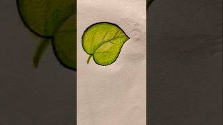 Simple leaf drawing [upl. by Orfield]