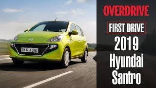 2019 Hyundai Santro  First Drive Review  OVERDRIVE [upl. by Champaigne]