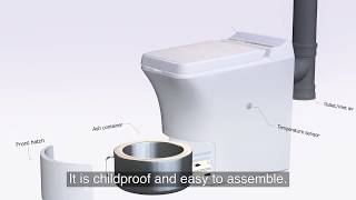 Best Waterless Eco Toilet  Cinderella  Incinerating Toilets Inc [upl. by Roht]