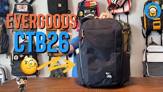 Evergoods Civic Travel Bag CTB 26L Review and Walkthrough [upl. by Immak]