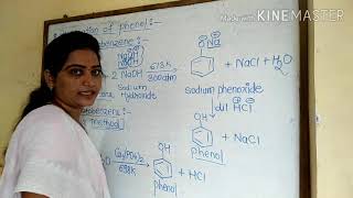 Preparation of phenol from Chlorobenzene Lecture 15 [upl. by Enomys]