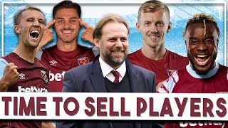 Which players will Tim Steidten sell  West Ham need to sell before they can buy after £160m spend [upl. by Navonod]