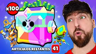 100 ULTRACAJAS EN UNA CUENTA RECIEN CREADA  100 GEMAS  SKINS LEGENDARIAS Y MAS BRAWL STARS [upl. by Aisile]