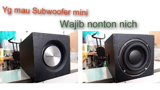 Make The Mini Pasif Subwoofersubwoofer [upl. by Eimma958]