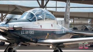 Air Force pilot dies after aircraft ejection seat goes off while on the ground [upl. by Yelkao83]