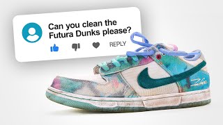 Be Careful When Cleaning Nike Futura Dunks [upl. by Aseena821]