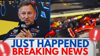 Horner Points Sainz Guilty of Controversial Accident with Pérez in Azerbaijan GP  f1 news [upl. by Giguere]