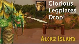 WoW GLORIOUS LEGPLATES DROP  Alcaz Island Transmog Farming [upl. by Aerahs973]