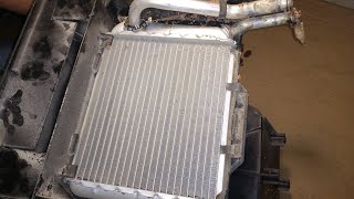 91 TopKick GMC Removing a heater core [upl. by Acul]