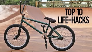 10 BMX Life Hacks that will Change Your LIFE [upl. by Aicittel]