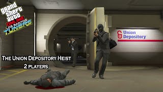 GTA Online Los Santos Tuners The Union Depository Heist 2 Players with GTANetworkOnline [upl. by Jackquelin]