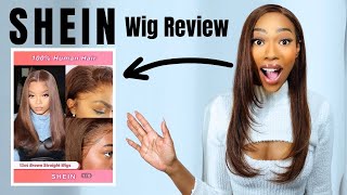 SHEIN Wig Review Affordable Human Hair Wigs KeeseesWorld [upl. by Schulz]