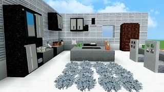 How to make a Modern Kitchen 🍽 in Minecraft  minecraft minecraftshorts kitchen house [upl. by Enitsirc]