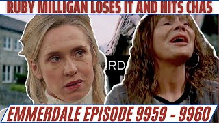 Emmerdale Spoilers Episode 9959 – 9960 Ruby Milligan loses it and HITS CHAS Airs 4th April 2024 [upl. by Josi]