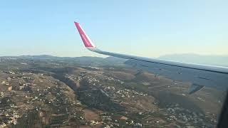 Wizz Air W44049 HALGL inaugural landing Sofia  Heraklion [upl. by Akiram465]