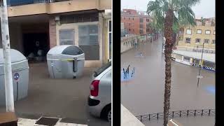 Inundaciones Bolnuevo Mazarrón Murcia 31124 [upl. by Nwahsear]