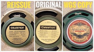 Celestion or Warehouse Who comes closest to the ORIGINAL GREENBACK [upl. by Ahsinav]