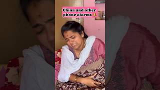 Different phone alarms 😄  Funny Videos  checkinraj shorts comedy [upl. by Studner]