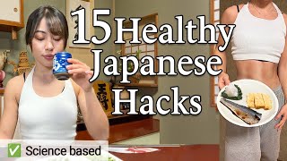 15 JAPANESE HEALTHY Eating Hacks That Will Change Your Life [upl. by Novy]