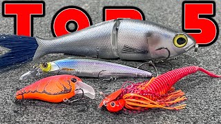 Top 5 Baits For March Bass Fishing [upl. by Syned]