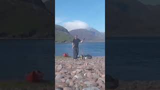 Archery on Soay Island with the Cuillin Ridge and Skye behind me 🤙 [upl. by Nona625]