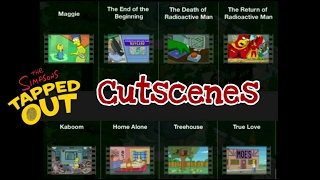 The Simpsons Tapped Out  All Cutscenes 2012  2015 [upl. by Orabel181]