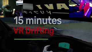 VR Assetto Corsa15 Minutes uncut drift bashing Gravy garage car pack Drift playground [upl. by Livia]