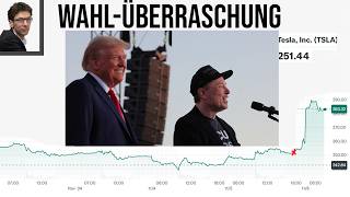 Trump WahlTriumph Diese Aktien steigen jetzt [upl. by Cyd294]