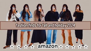 Amazon fashion finds for fall and holiday 2024 [upl. by Ahsem439]