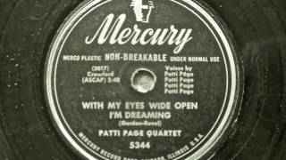 With my eyes wide open Im dreamingPatti Page Quartet 1949 [upl. by Euqinue]