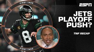 Stephen A says the Jets CANT AFFORD to lose another game in order to make playoffs  First Take [upl. by Nonnahc]