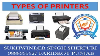 17 What Is Printer Printer And Its Types in Hindi  Impact Printer And NonImpact Printer [upl. by Januisz936]