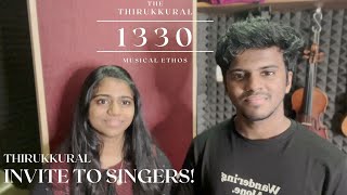 The Thirukkural 1330  An Invite to Singers around the globe [upl. by Arihaj]