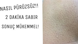 SADECE 2 DAKİKA  PÜRÜZSÜZ LAZERLİ GİBİ BATIKSIZ BACAKLAR [upl. by Jonah]