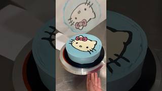 IS HELLO KITTY A CAT OR NOT hellokitty cake hack [upl. by Eulalie]