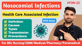 Nosocomial Infections in Hindi  Hospital Acquired Infections in Hindi [upl. by Margret]