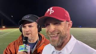 Marysville Pilchuck football coach Brandon Carson talks about 4214 win over Ferndale [upl. by Dodie880]