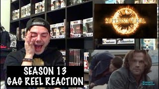 SUPERNATURAL  SEASON 13 GAG REEL REACTION [upl. by Enailil171]