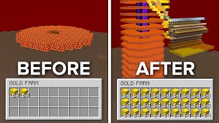 We Built The Most Powerful Gold Farm in Minecraft [upl. by Ylrak86]