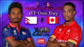 Nepal Vs Canada A Canada HP  Practice Match Live [upl. by Qifar]