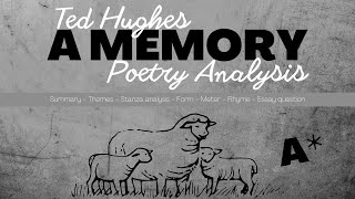 A Memory  Ted Hughes  Poetry Analysis  GCSE Literature  English with Kayleigh [upl. by Ahsimek966]