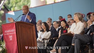 Congressman John Lewis Address  Harvard Commencement 2018 [upl. by Ateuqirne708]